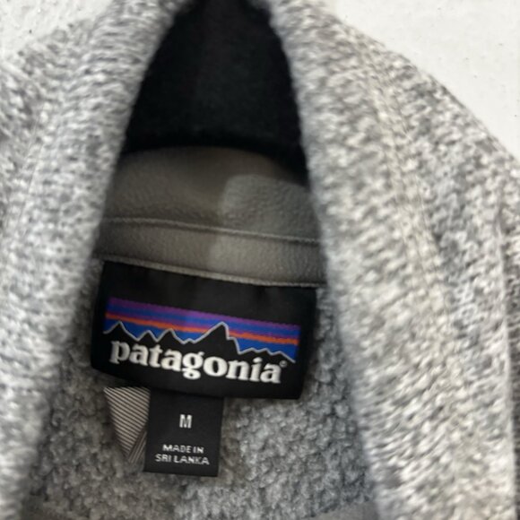 Patagonia 1/4 Zip Better Sweater Gray Women Medium - Picture 7 of 12